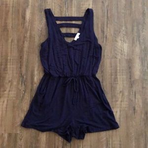 Nine Britton Navy Blue Romper